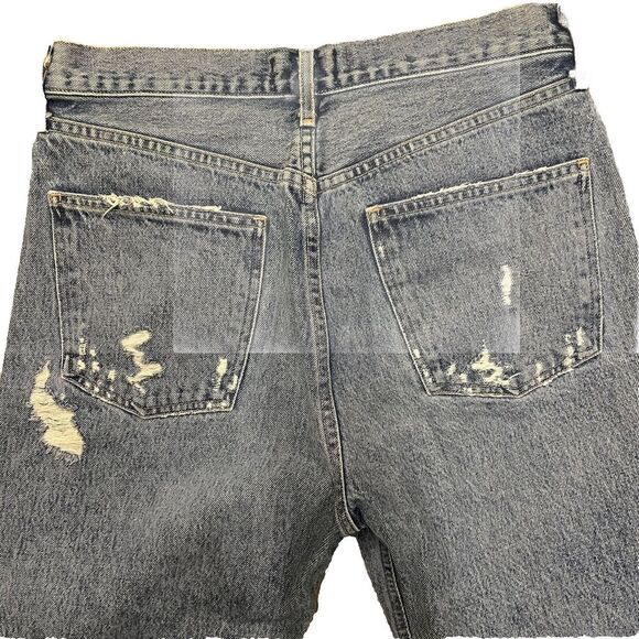 AGOLDE Premium Sophie High Rise Skinny Jeans Size 28 Distressed Light Blue Wash - Picture 11 of 11